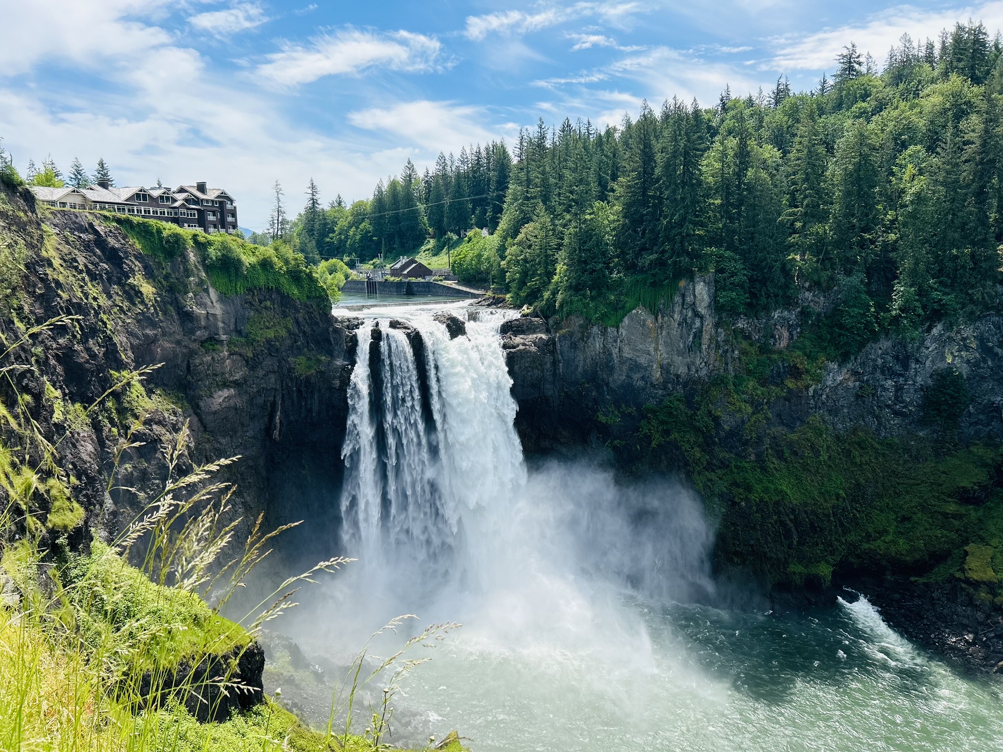 A waterfall(my favorite picture)